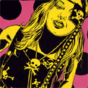 Piratess - 12x12 in. -- $600 --