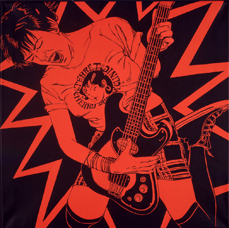 Cherry Bomb - 24x24 in. - SOLD 