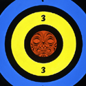 Tiki Target - 18x18 - Available