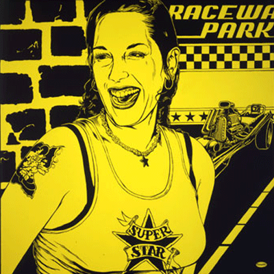 Raceway Park - 36x36 in. - Available