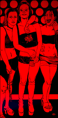 3 Girl Crush - 36x36 in. - 