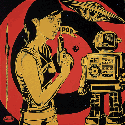Pop Gun - 24x24 in. - Available